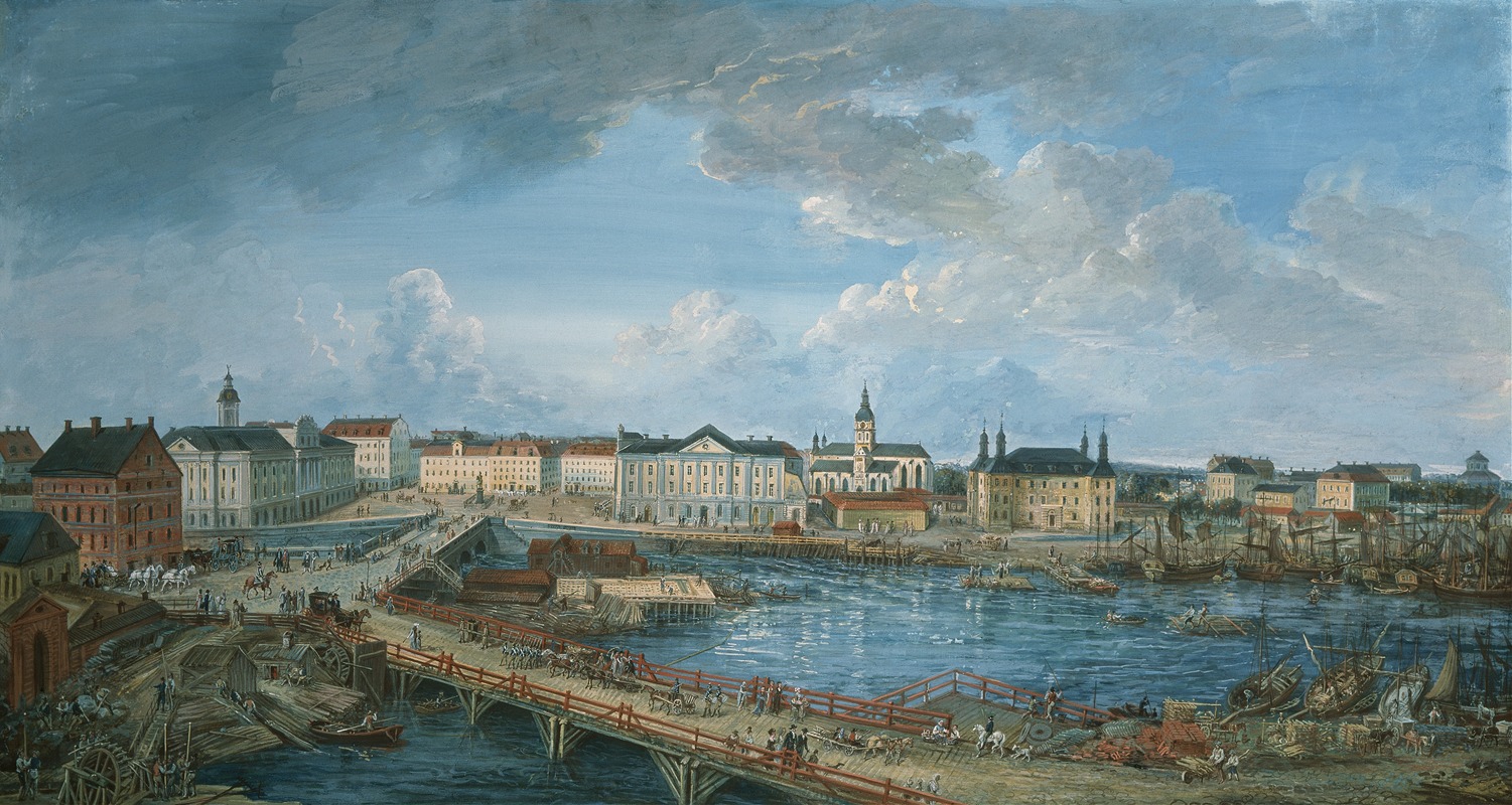 Elias Martin - View of Stockholm V