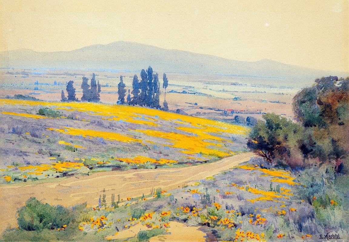 Elmer Wachtel - California Spring Landscape