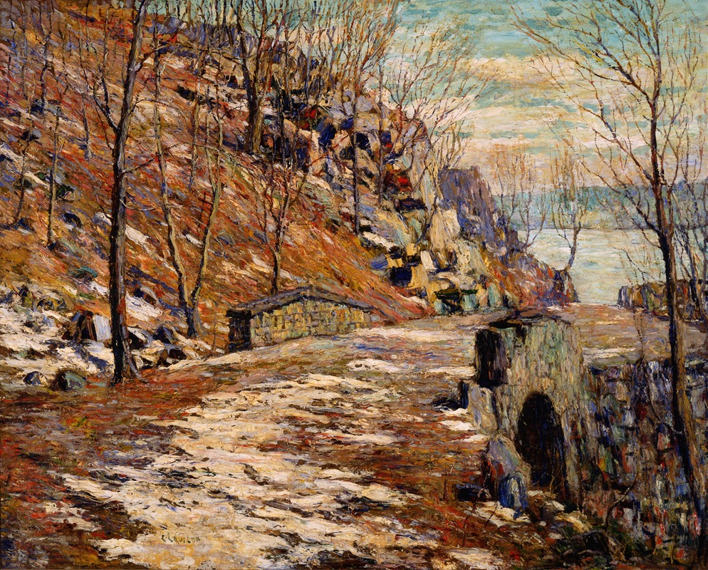 Ernest Lawson - Road Down the Palisades