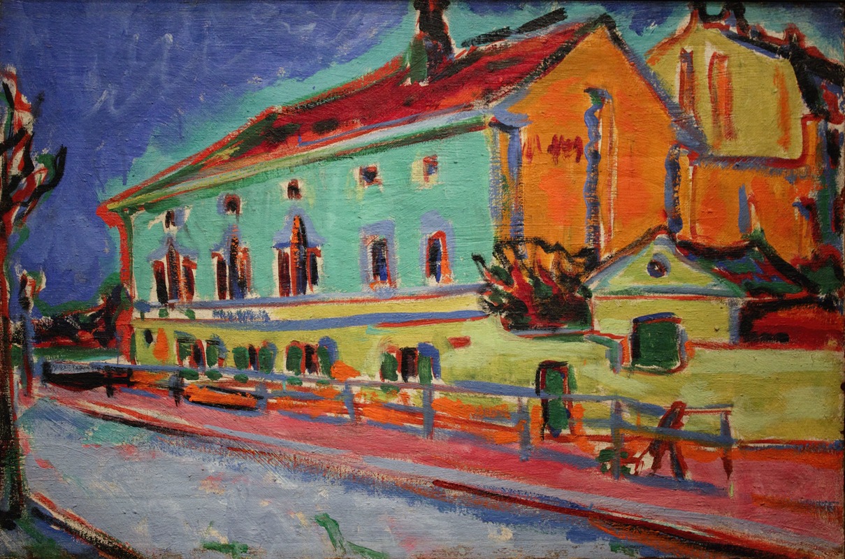 Ernst Ludwig Kirchner - Houses in Dresden