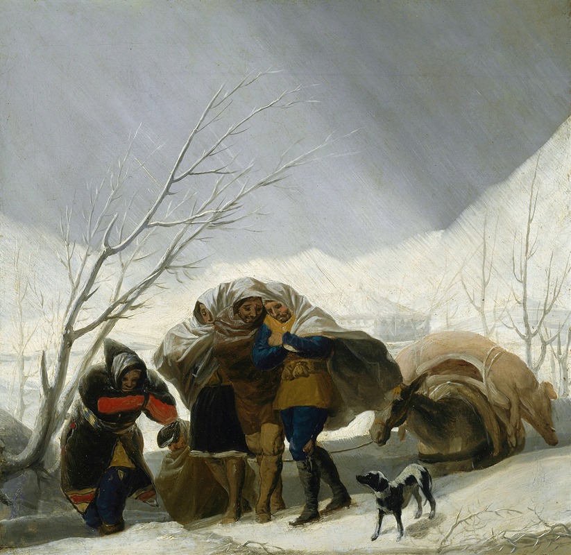 Francisco de Goya - Winter Scene