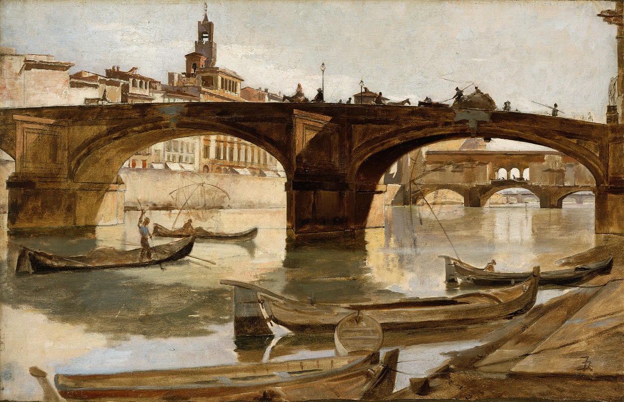 Frank Duveneck - The Bridges, Florence