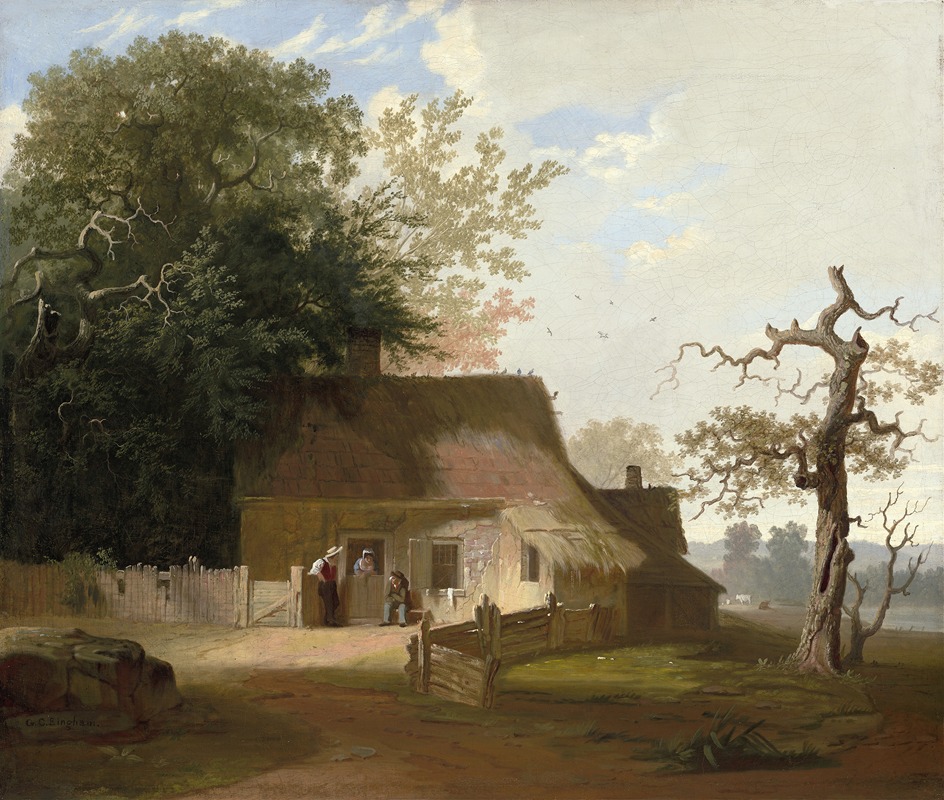 George Caleb Bingham - Cottage Scenery