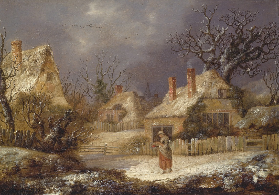 George Smith - A Winter Landscape