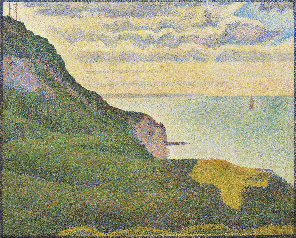 Georges Seurat - Seascape at Port-en-Bessin,Normandy