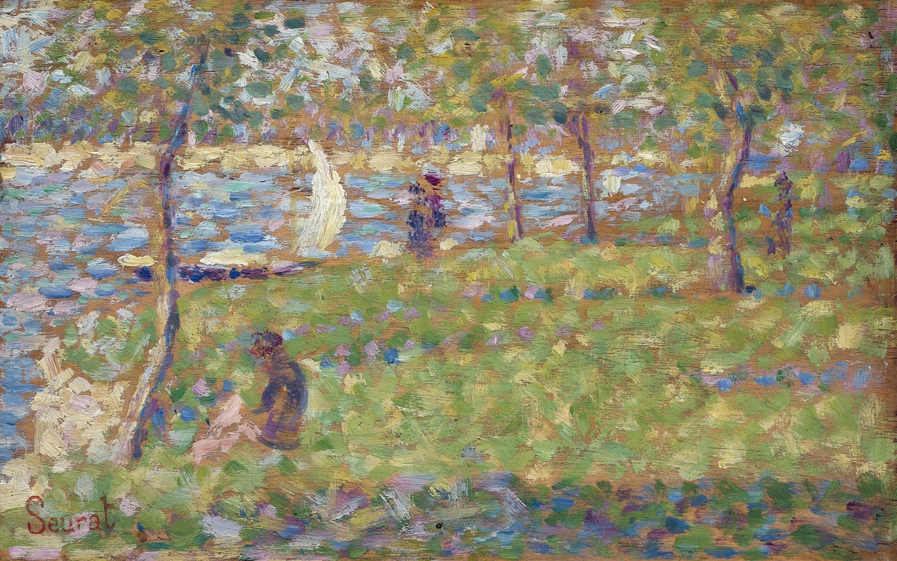 Georges Seurat - Study for  La Grande Jatte
