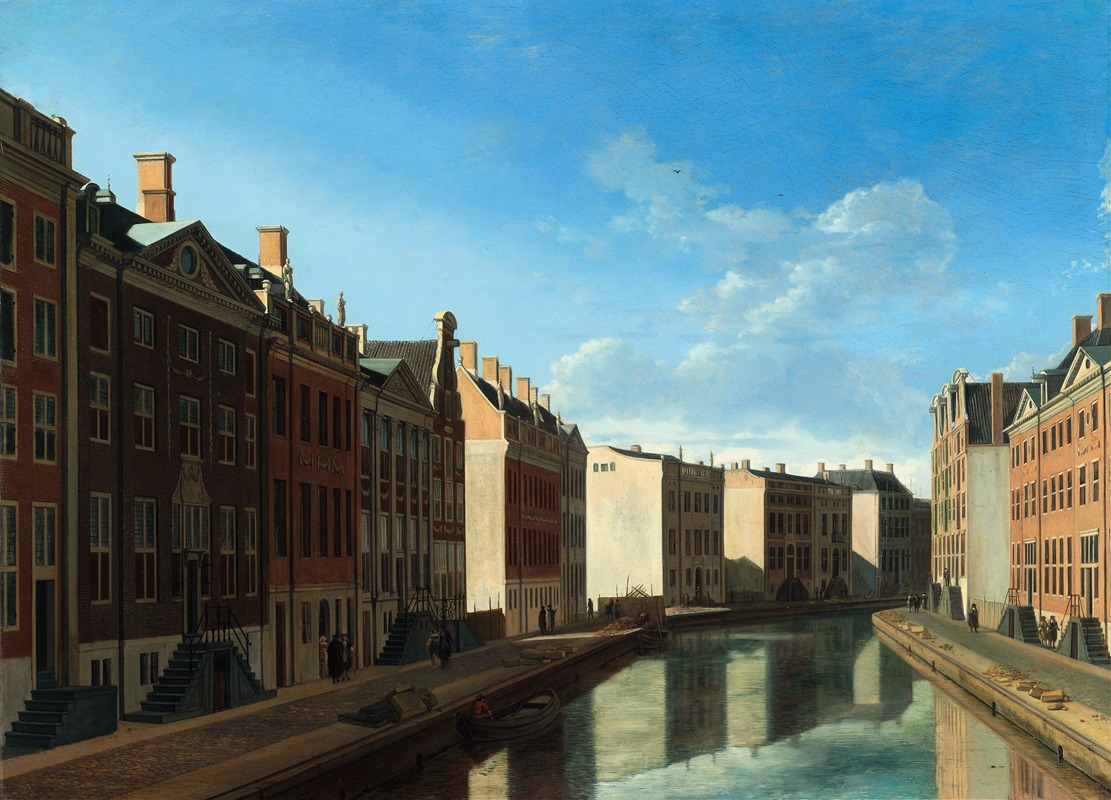 Gerrit Adriaensz. Berckheyde - View of the Golden Bend in the Herengracht