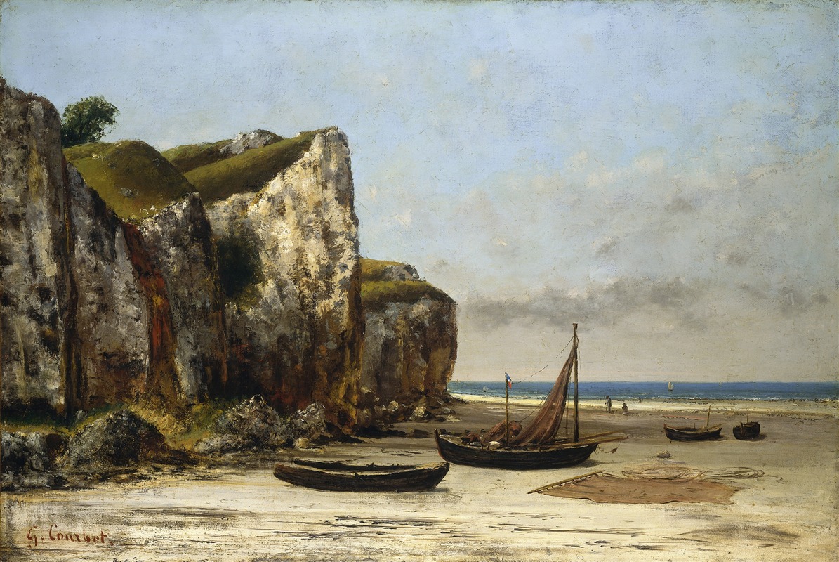 Gustave Courbet - Beach in Normandy