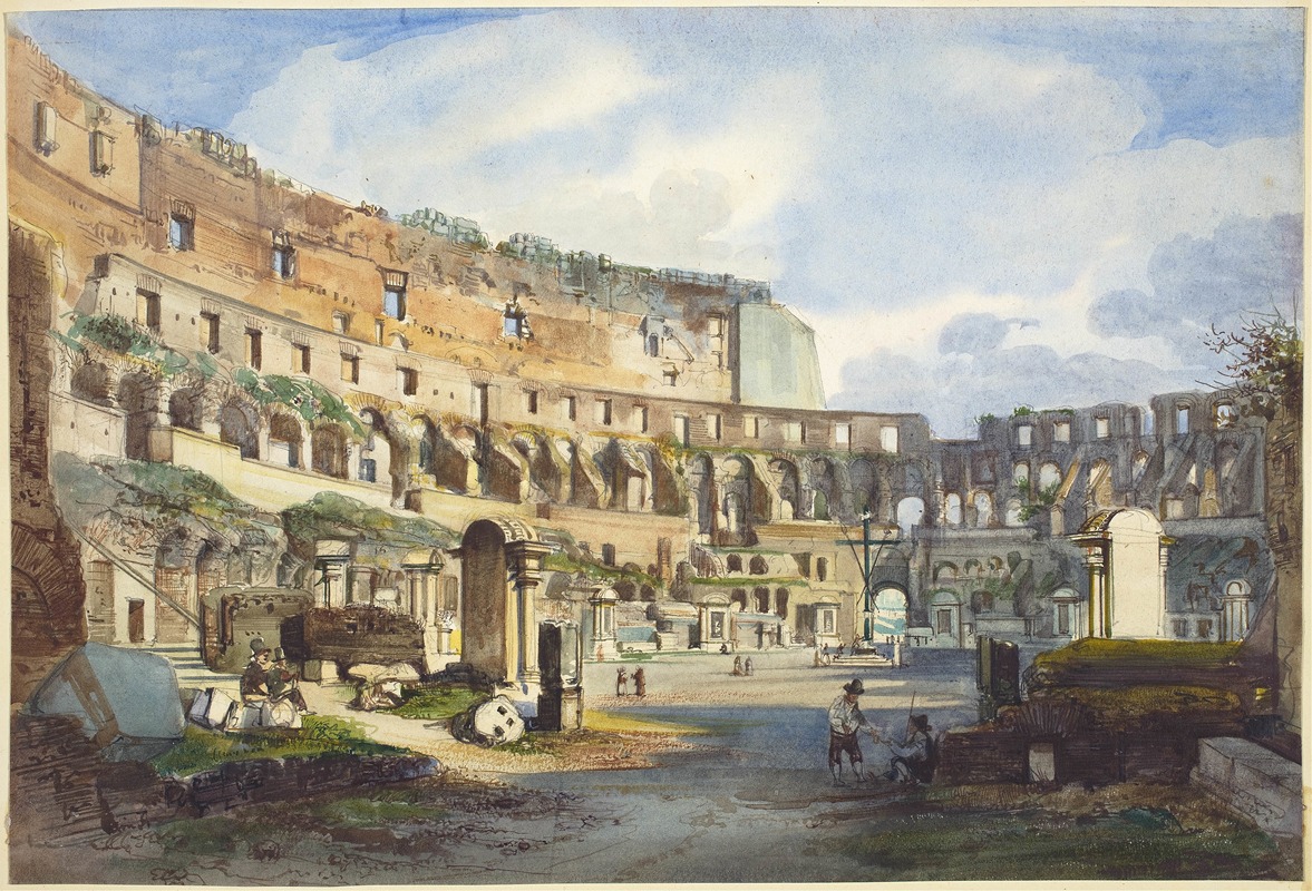 Ippolito Caffi - Interior of the Colosseum