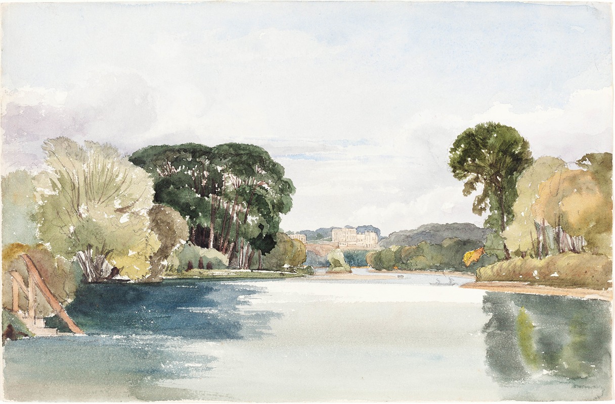 Rev. James Bulwer - River Scene with Distant Castle