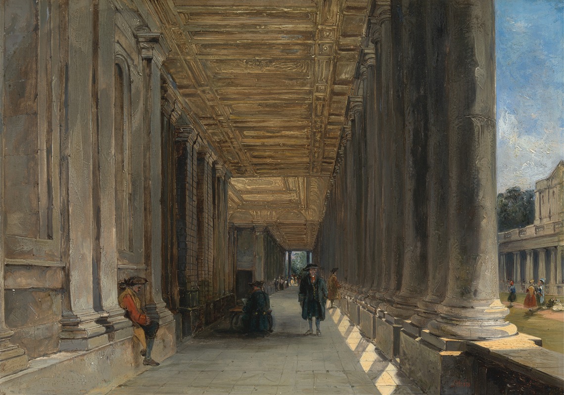 James Holland - The Colonnade of Queen Mary’s House, Greenwich