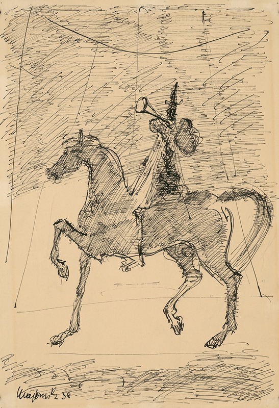 Cyprián Majerník - Clown on a Horse