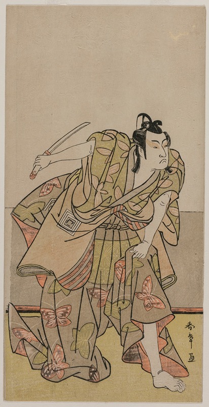 Katsukawa Shunshō - Ichikawa Monnosuke II as Soga no Goro