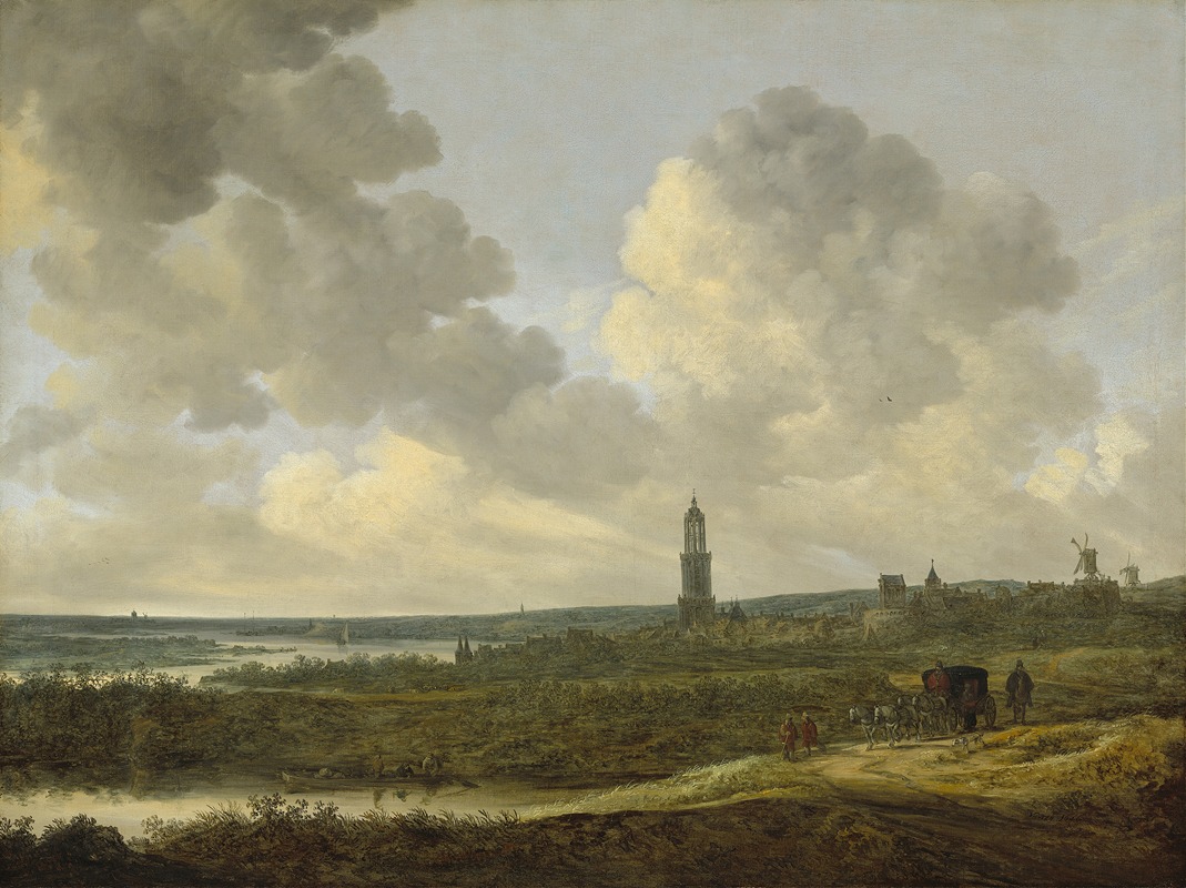 Jan van Goyen - View of Rhenen