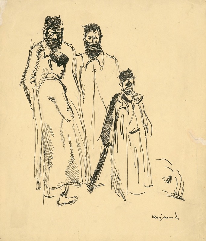 Cyprián Majerník - Drawing for the Short Story The Wise Men’s Well from Selma Lagerlöf