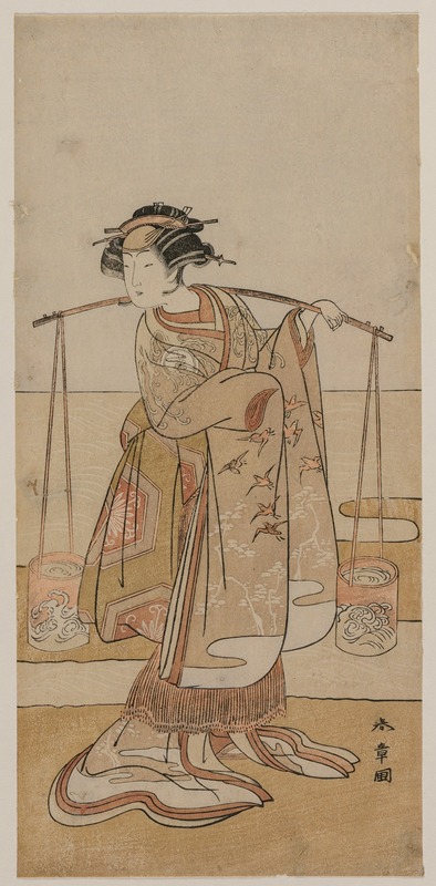 Katsukawa Shunshō - Iwai Hanshiro IV as Murasame or Matsukaze