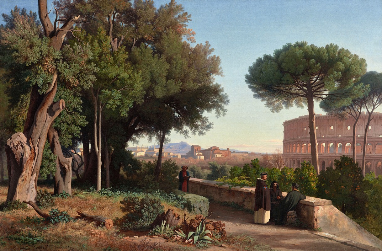 Jean-Achille Benouville - Colosseum Viewed from the Palatine