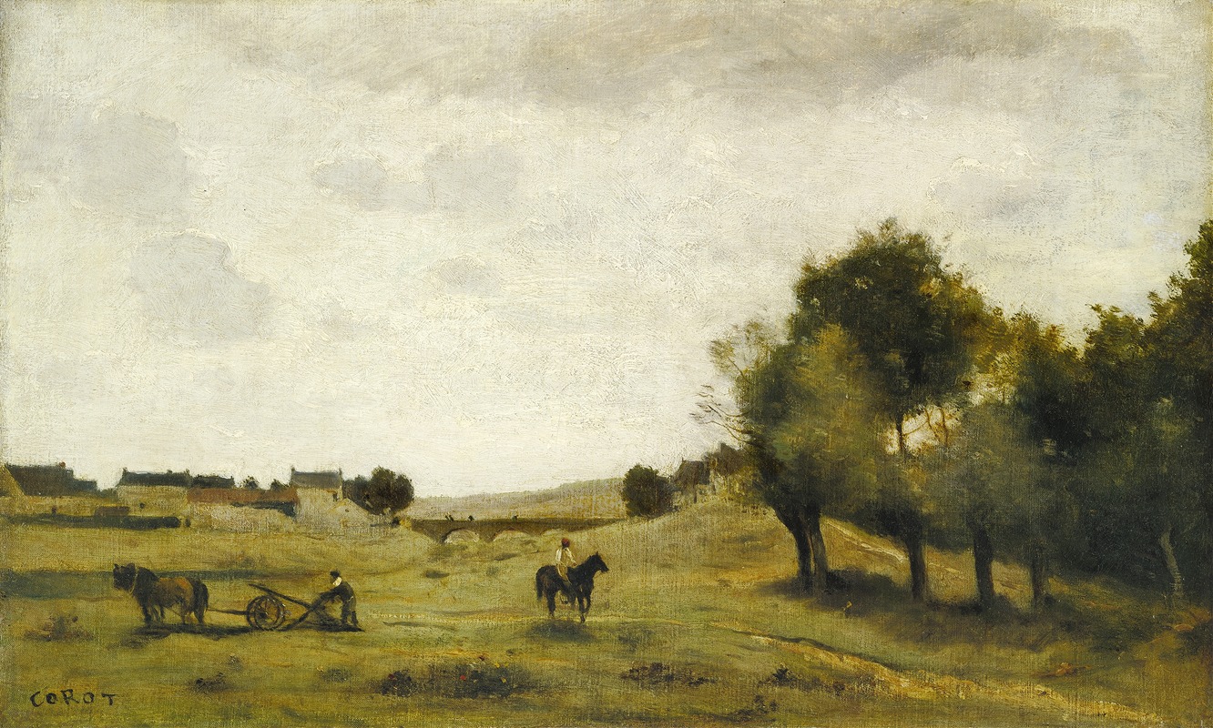 Jean-Baptiste-Camille Corot - View near Epernon