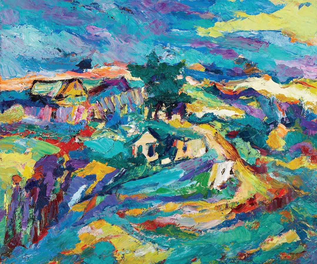 Blue Colors Of The Ladoga by Artvee