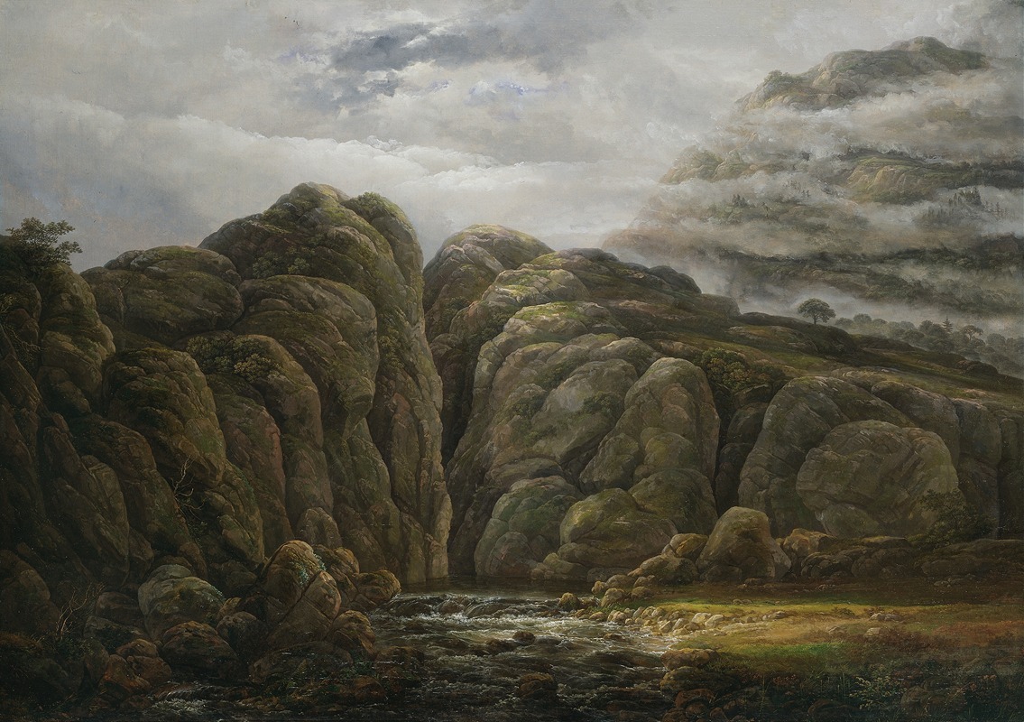 Johan Christian Dahl - Norwegian Mountain Landscape