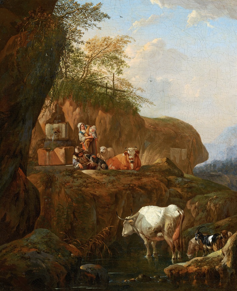 Johann Heinrich Roos - Italian Landscape