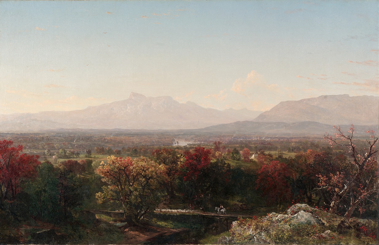 John Frederick Kensett - An October Day in the White Mountains