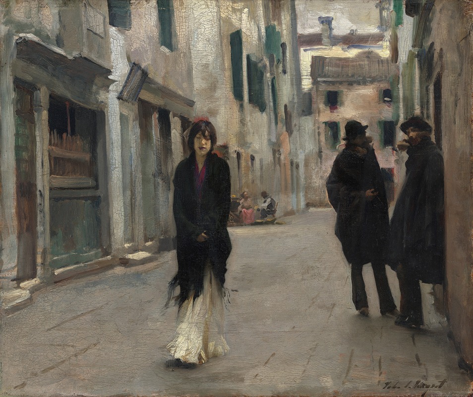 John Singer Sargent - Street in Venice
