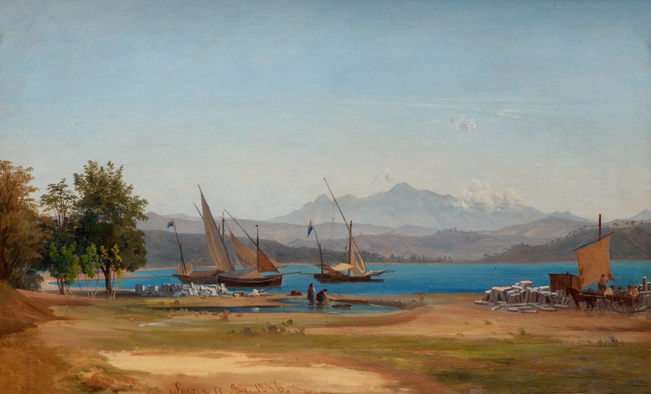 Joseph Magnus Stäck - View from La Spezia