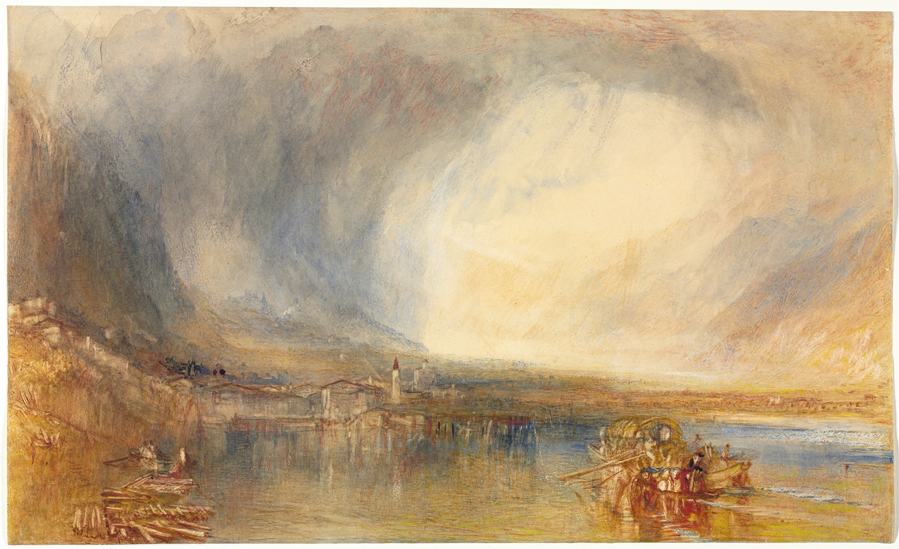 Joseph Mallord William Turner - Flüelen, from the Lake of Lucerne