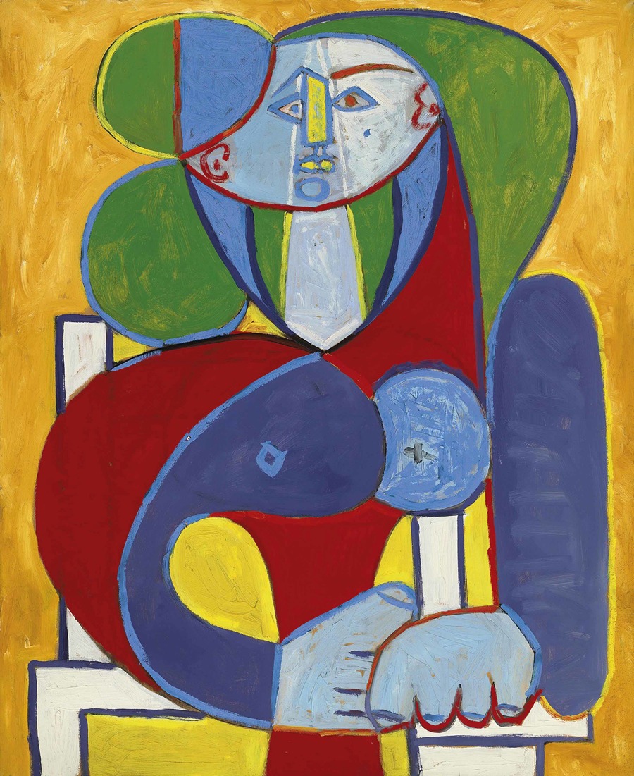 Femme assise près d'une fenêtre - Pablo Picasso | Artera