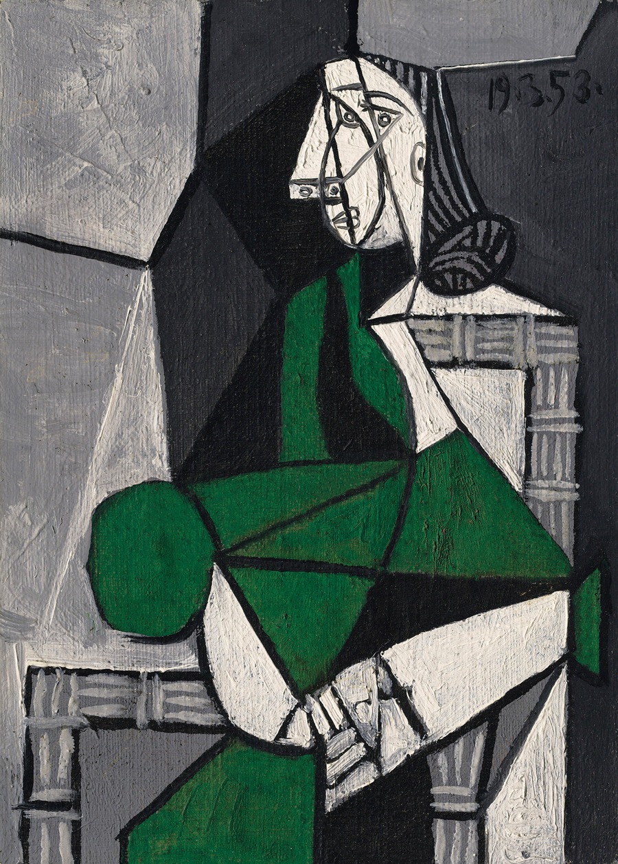 Femme assise près d'une fenêtre - Pablo Picasso | Artera