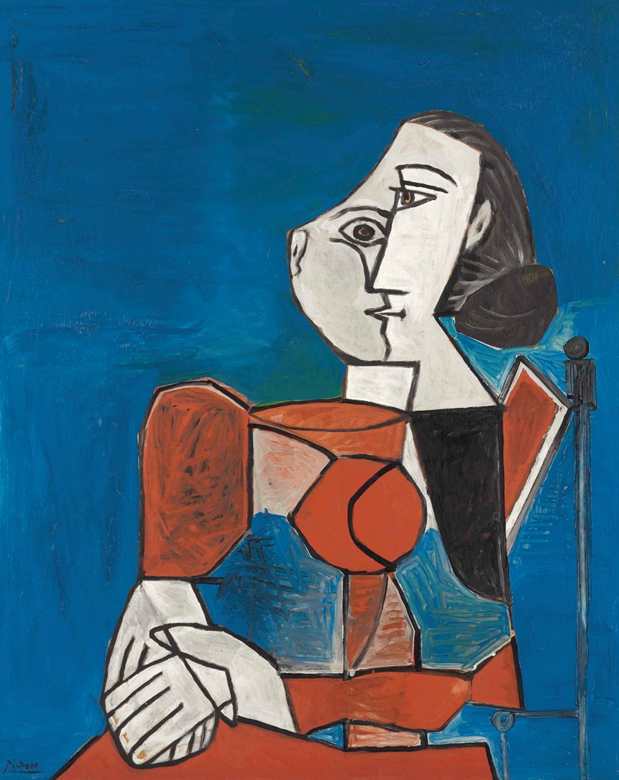 Femme assise près d'une fenêtre - Pablo Picasso | Artera