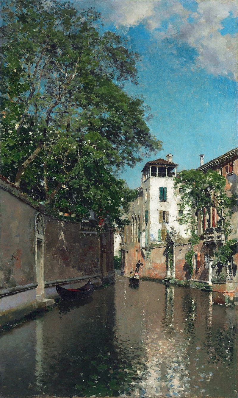 Martin Rico y Ortega - Canal in Venice
