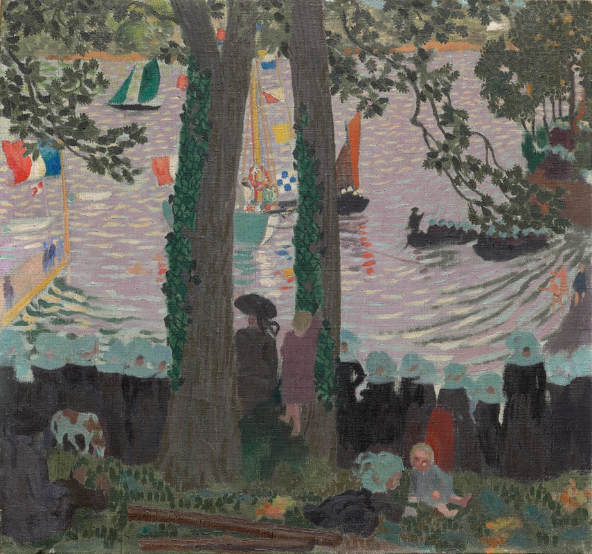 Maurice Denis - Blessing of a Yacht on the Belon River