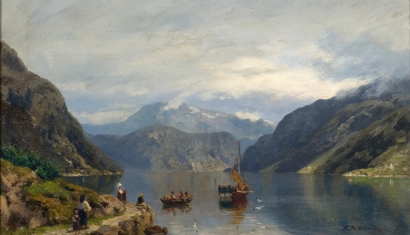 Nils Bjørnsen Møller - Fjordlandskap