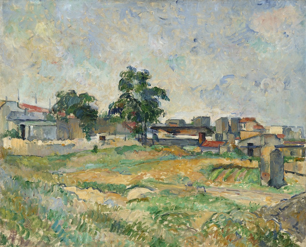 Paul Cézanne - Landscape near Paris