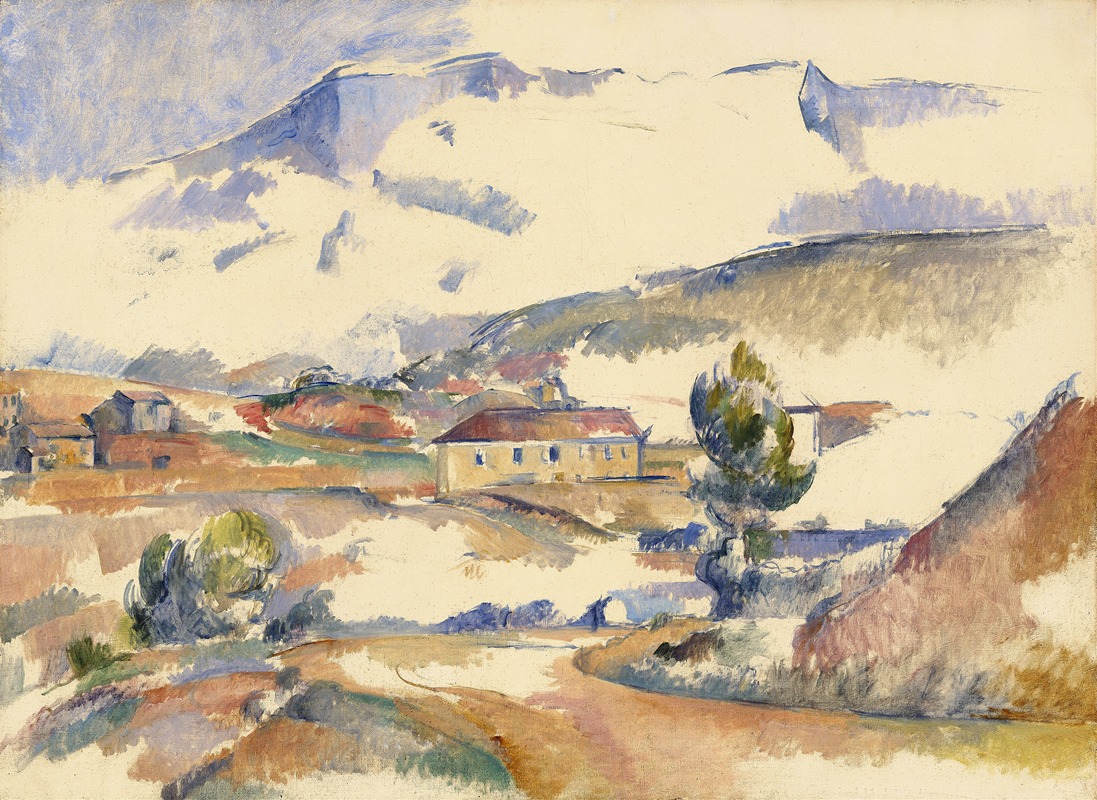 Paul Cézanne - Montagne Sainte-Victoire,from near Gardanne