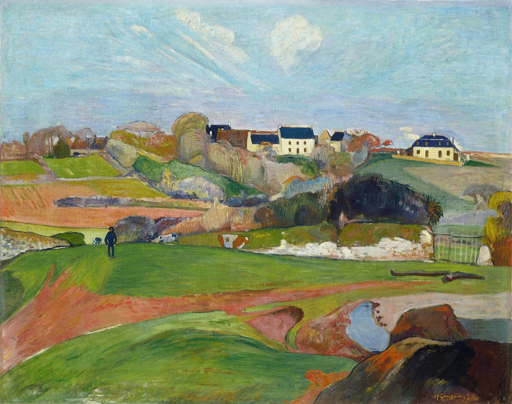 Paul Gauguin - Landscape at Le Pouldu