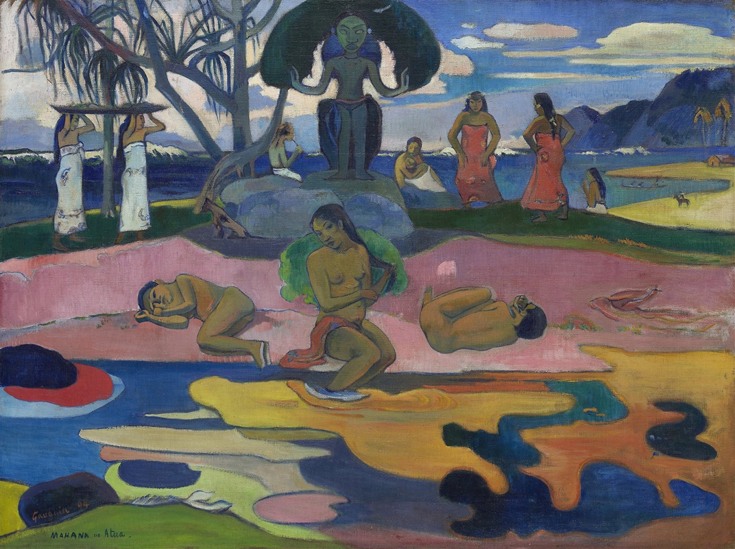 Paul Gauguin - Mahana no atua (Day of the God)