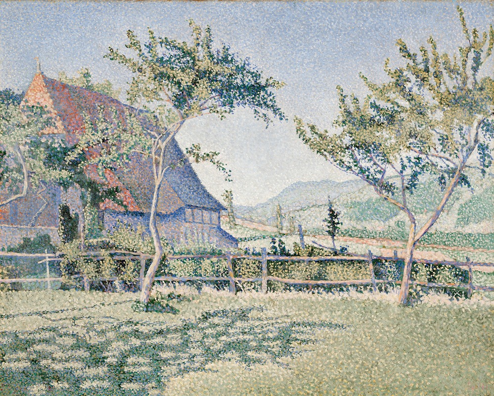 Paul Signac - Comblat-le-Château, the Meadow (Le Pré), Opus 161