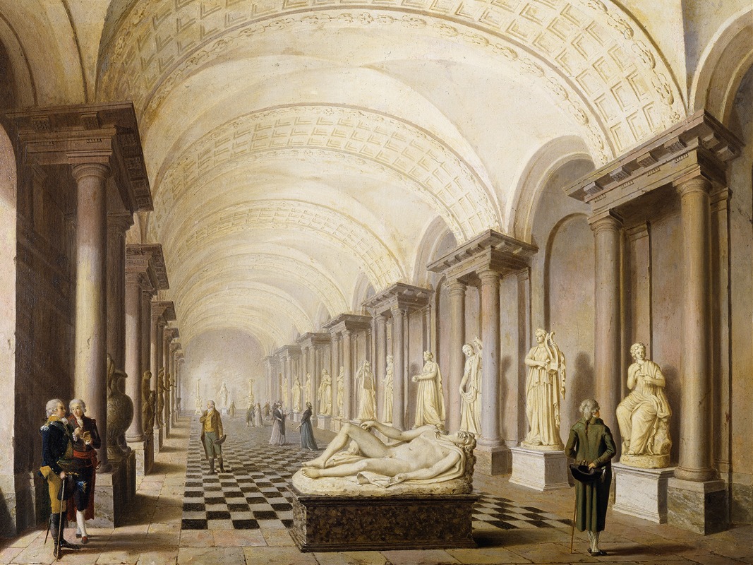 Pehr Hilleström - The Gallery of the Muses, in the Royal Museum at the Royal Palace, Stockholm