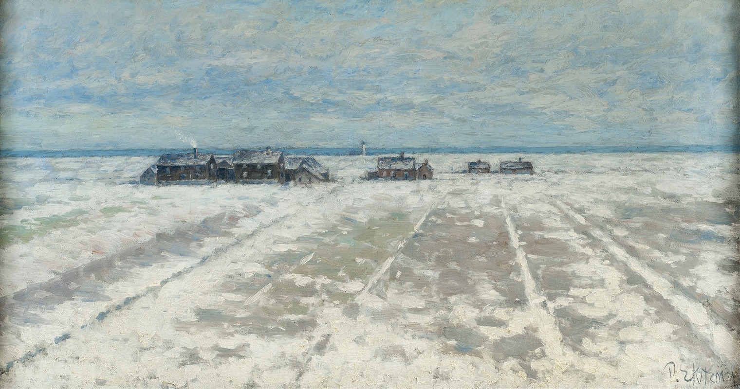 Per Ekström - Winter Landscape. Öland Scene