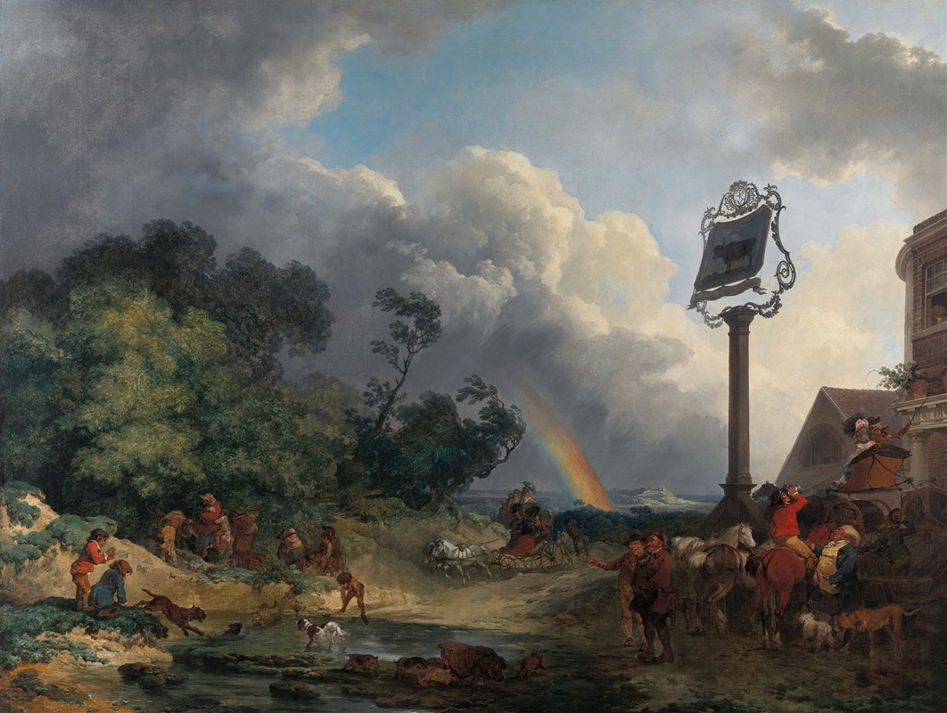 Philip James de Loutherbourg - The Rainbow