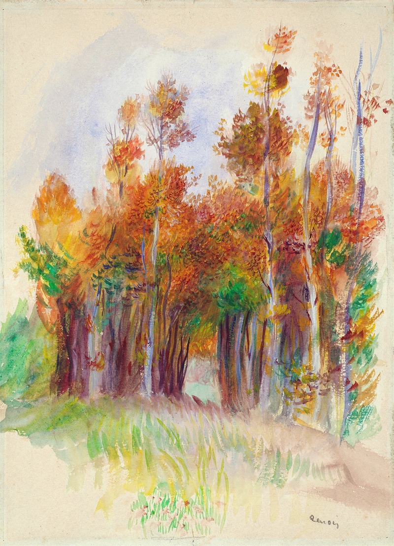 Pierre-Auguste Renoir - Grove of Trees