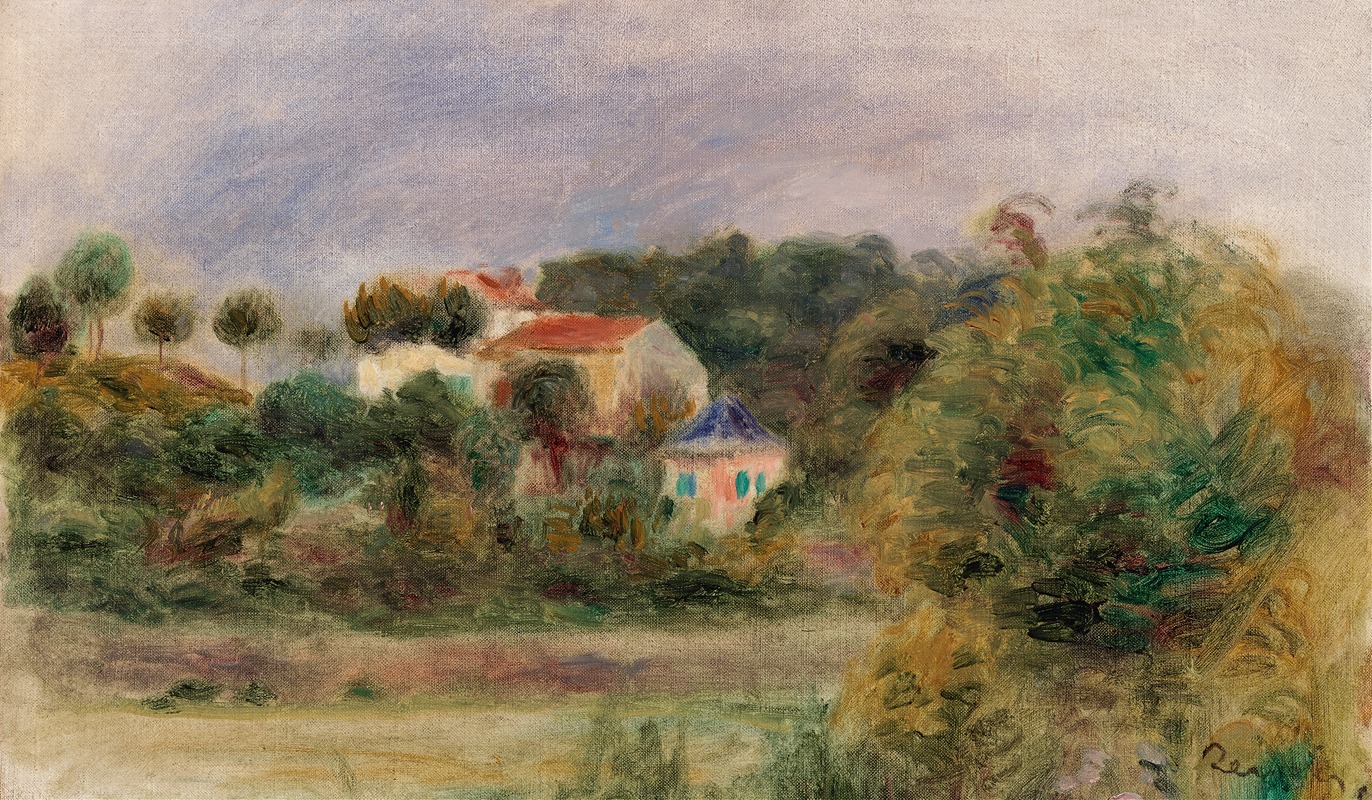 Pierre-Auguste Renoir - Houses in a Park (Maisons dans un parc)