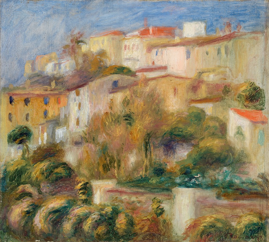 Pierre-Auguste Renoir - Houses on a Hill (Groupe de maisons sur un coteau)