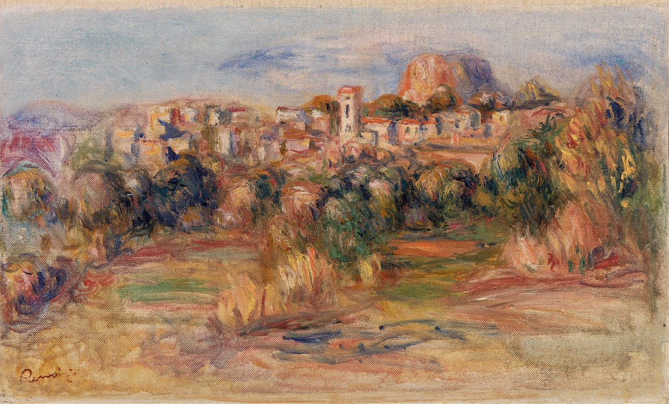 Pierre-Auguste Renoir - Landscape, La Gaude (Paysage, La Gaude)