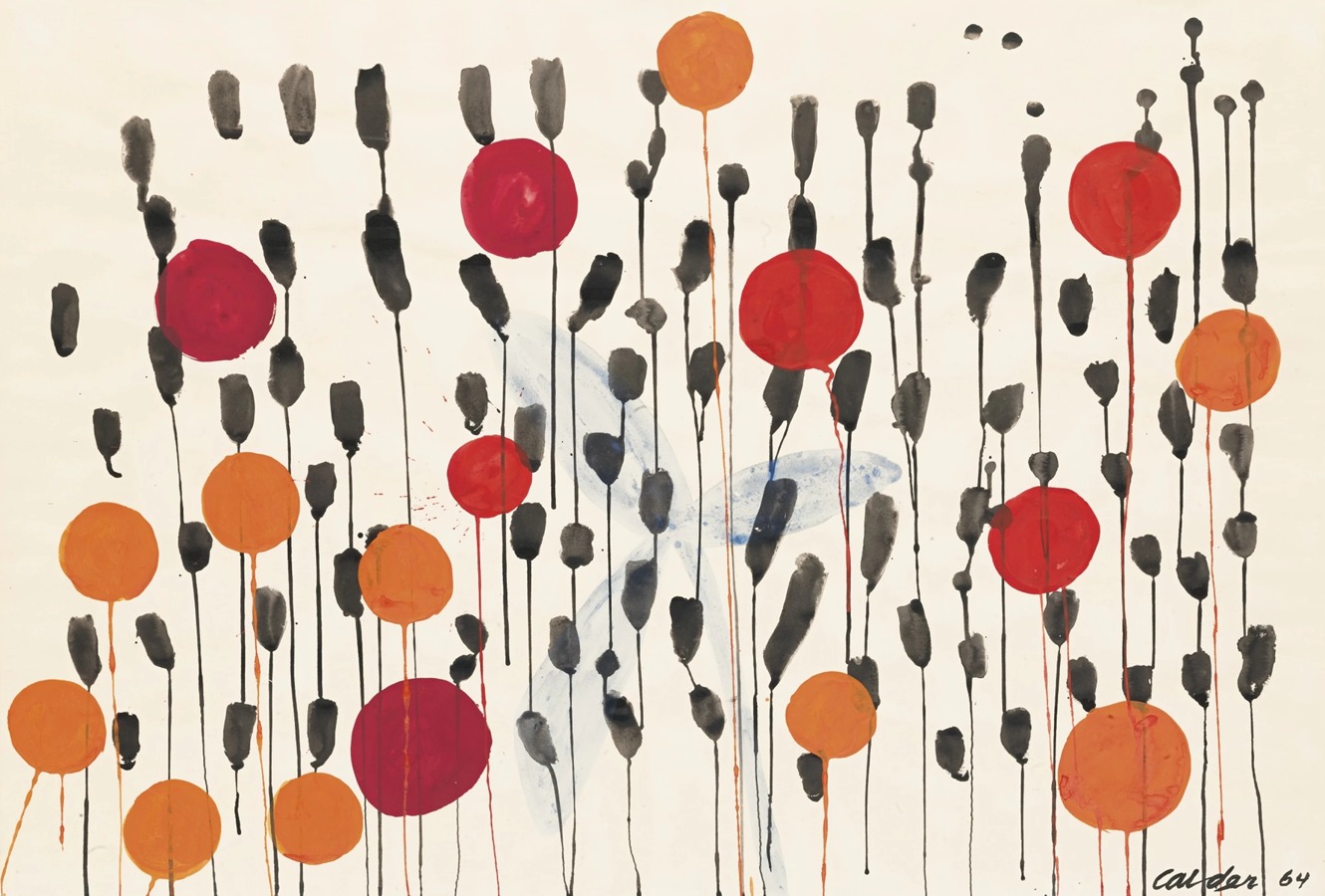 Alexander Calder - Balloons and Blue Flower