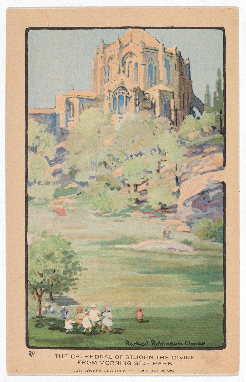 Rachael Robinson Elmer - The Cathedral of St. John the Divine from Morningside Park