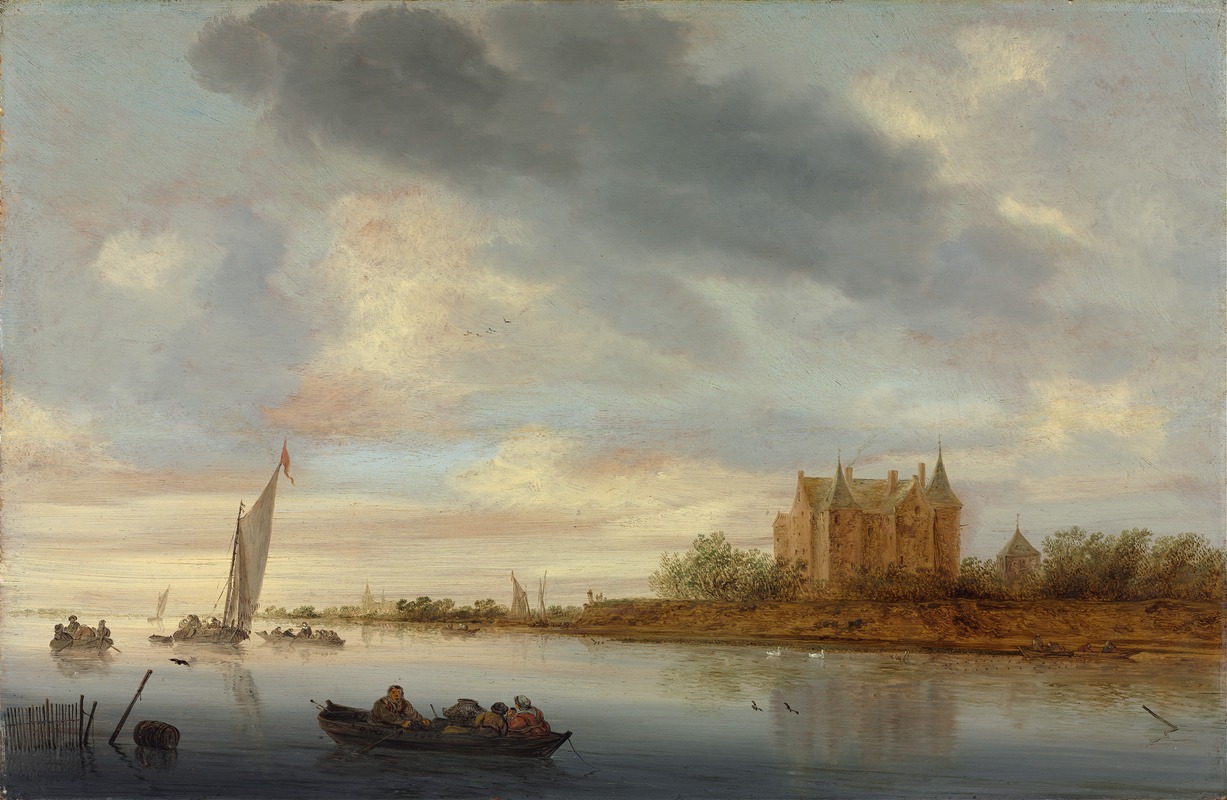 Jacob Salomonsz. van Ruysdael - Castle on a River